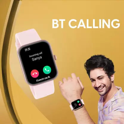 Fastrack Reflex Hello 1.69 HD Display BT Calling AI Voice 50+ Sport Smartwatch (Black Strap, Free Size) Fastrack Reflex Hello 1.69 HD Display BT Calling AI Voice 50+ Sport Smartwatch (Black Strap, Free Size)